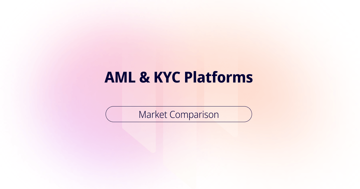 AML and KYC platforms market comparison title card